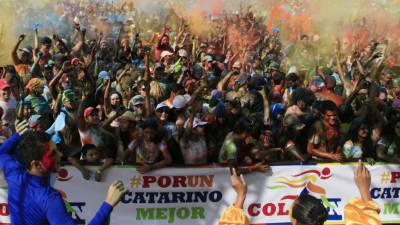 Así vivimos el Colorun en San Pedro Sula, al norte de Honduras.