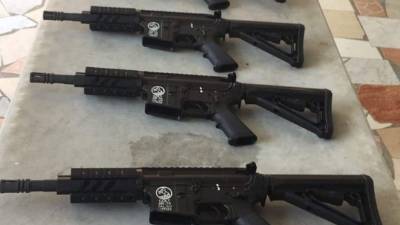 Las armas serán enviadas como evidencia.