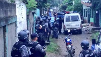 En los allanamiento se busca a jefes de banda delictivas.