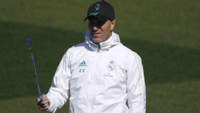Zinedine Zidane, entrenador del Real Madrid. FOTO EFE.