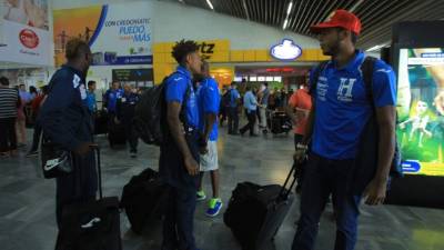 El combinado catracho llegó tranquilo, pero reflejando el cansancio de la faena los encuentros que realizó.