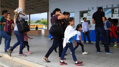 Desde varios años, los deportados solamente llegan al aeropuerto de San Pedro Sula.