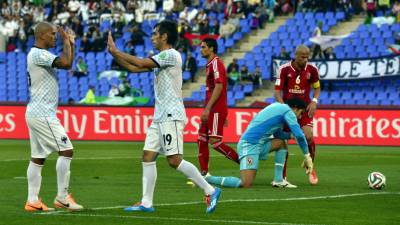 Foto de EFE. El Monterrey de México goleó sin problemas al egipcio Al Ahly 5-1.