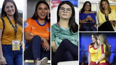 Las guapas chicas que llegaron a los estadios en esta jornada 11 del Torneo Clausura 2020 de la Liga Nacional de Honduras.