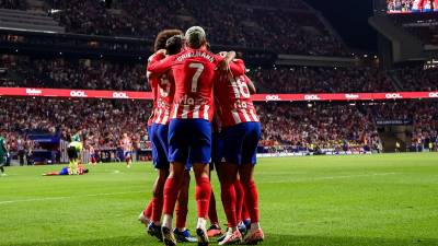 Atlético de Madrid ligó su tercer consecutivo en la Liga de España.