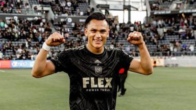 Denil Maldonado jugó todo el segundo tiempo en la goleada del LAFC.