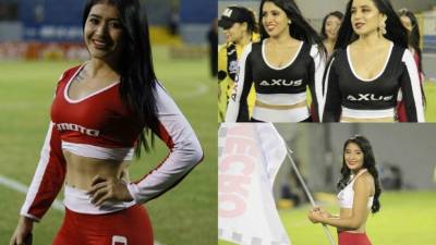 Bellas chicas adornaron el duelo entre Real España - Real de Minas en donde la máquina venció 2-1 al nuevo inquilino de la Liga Nacional. Mira las jovénes que cautivaron en el estadio Morazán.