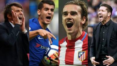 Comte y Simeone en duelo desde el banquillo, Álvaro Morata y Antoine Griezmann en su mejor momento.