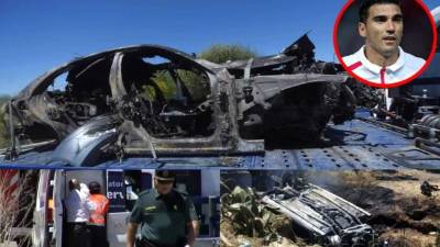 El futbolista español José Antonio Reyes falleció este sábado en un terrible accidente de tráfico en la provincia de Sevilla y ya han publicado imágenes de como quedó el vehículo en el que viajaba.
