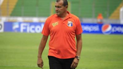 Wilmer Cruz durante el juego ante Motagua .