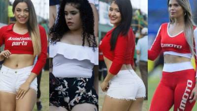 Ellas fueron las chicas que engalanaron la décima jornada del Torneo Apertura 2018 de la Liga Nacional del fútbol hondureño.