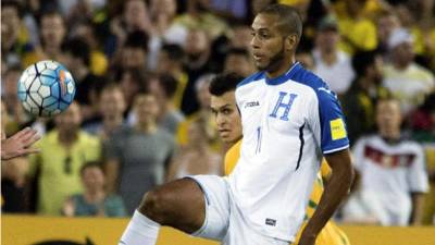 Eddie Hernández entró de cambio en el partido de vuelta contra Australia en Sídney.