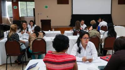 El personal de Usaid reunido con representantes de las empresas.