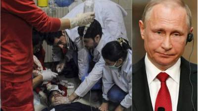 This picture taken on May 22, 2019 shows smoke plumes rising following reported Syrian government forces' bombardment on the town of Khan Sheikhun in the southern countryside of the rebel-held Idlib province. (Photo by Anas AL-dyab / AFP)