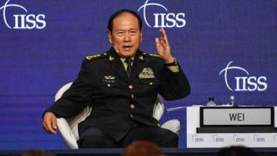 El ministro de Defensa de China, Wei Fenghe.