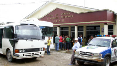 El Centro de Atención al Migrante Retornado en San Pedro Sula recibió a cientos de hondureños el año pasado.