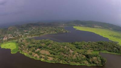 La laguna está en el sector noreste de la ciudad en una de las carreteras que conduce a Choloma y en las cercanías de Ticamaya, otra belleza natural . Foto YOSEPH AMAYA