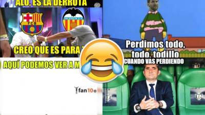 Los divertidos memes de la derrota del Barcelona contra Valencia en la final de la Copa del Rey.
