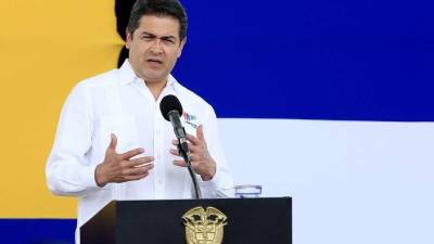 El presidente de Honduras, Juan Orlando Hernández. EFE/RICARDO MALDONADO ROZO. Imagen de archivo.