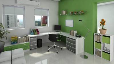 La iluminación es básica en el cuarto de estudio.