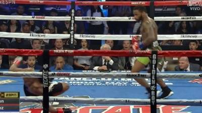 El hondureño Eddie Gómez noqueó al estadounidense KeAndre Gibson.