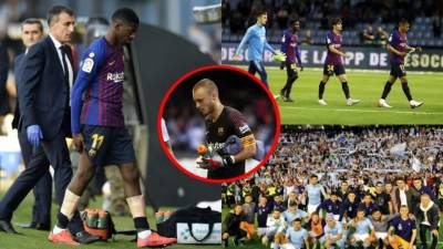 Las imágenes de la derrota del Barcelona (2-0) contra el Celta de Vigo en Balaídos, por la jornada 36 de la Liga Española.