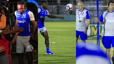 La selección de Honduras se desplazó a Choloma y realizó su primer entrenamiento en el estadio Rubén Deras con miras a los duelos que sostendrá ante Martinica y Trinidad y Tobago por la Liga de Naciones de Concacaf. Mira las imágenes más curiosa de la práctica de la H. Fotos Moisés Valenzuela.