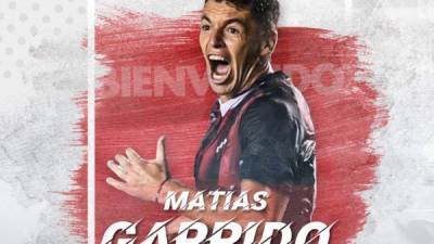 Matías Garrido cuenta con 33 años de edad y es el nuevo refuerzo del Olimpia.