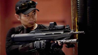 Jet Li en una escena de 'The Expendables'.