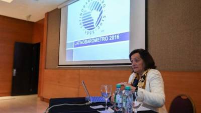 La directora fundadora de Latinobarómetro Marta Lagos. EFE