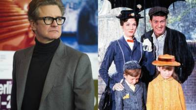 El actor británico Colin Firth. La película 'Mary Poppins' de 1964, protagonizada por la actriz Julie Andrews.