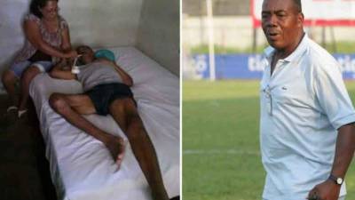 Calderón de 58 años de edad sufrió en 2015 un derrame cerebral parcial que lo tiene semiparalizado y postrado en cama, ahora está completamente ciego producto del glaucoma y con bajo peso.