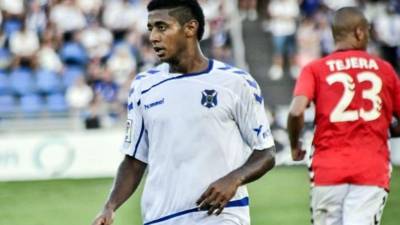 'Choco' Lozano, en un partido con el Tenerife.