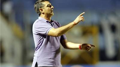 Diego Vásquez, entrenador del Motagua.