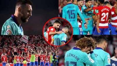 Las imágenes de la derrota del Barcelona (2-0) contra el Granada en la quinta jornada de la Liga Española 2019-20.