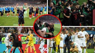 Las mejores imágenes de la clasificación de Croacia a la final del Mundial de Rusia 2018 tras superar a Inglaterra.