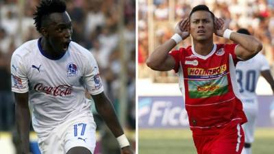 Alberth Elis y Marco Tulio Vega compartieron el liderato de la tabla de goleo.