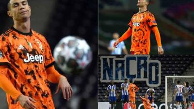 Cristiano Ronaldo la pasó mal luego de que la Juventus fue derrotada 2-1 por el Porto en la ida de octavos de final de la Champions League. Fotos AFP y Efe.