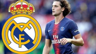Adrien Rabiot acaba contrato en junio con el PSG y podría llegar gratis al Real Madrid.