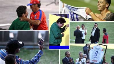 Las imágenes más curiosas que dejó el partido que Olimpia venció a Marathón (4-0) en el cierre de la pentagonal en el estadio Nacional y que coronó al León como campeonísimo del Torneo Apertura 2019.