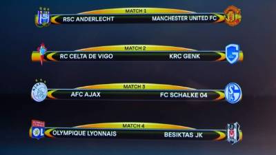 Así quedaron los cruces de los cuartos de final de la UEFA Europa League.