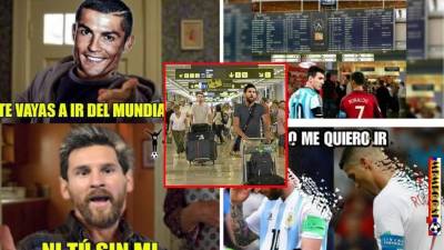 Messi y Cristiano Ronaldo quedaron eliminados del Mundial de Rusia 2018 con Argentina y Portugal. Las burlas no se hicieron esperar en las redes. Mira los mejores memes.