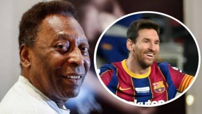 Pelé mostró su admieración por Messi.