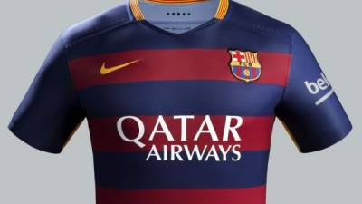 La nueva camiseta del Barcelona para la próxima temporada.