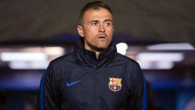 Luis Enrique no continuará como entrenador del FC Barcelona. Foto AFP