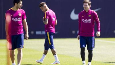 El tridente ofensivo del Barcelona está en deuda desde hace varias jornadas.