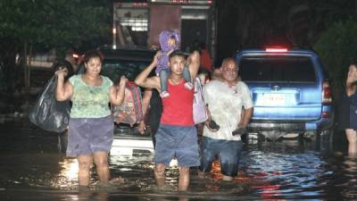 La prioridad fue poner a salvo a los niños.