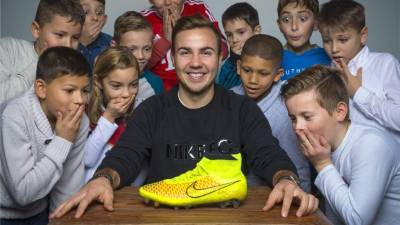 Gracias a la subasta del zapato izquierdo de Mario Götze muchos niños se han beneficiado.