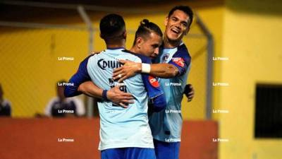 El Motagua sumó una importante victoria en la cancha del Honduras Progreso. Foto Neptalí Romero