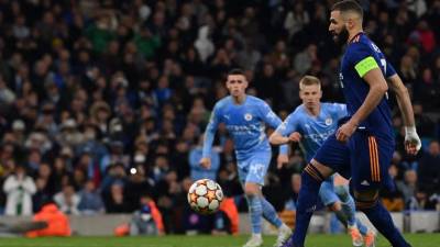 Video: El penal a lo Panenka de Benzema en el Manchester City - Real Madrid